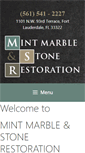 Mobile Screenshot of mintmarblestonerestoration.com